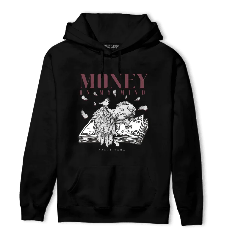 NastyJamz Burgundy 5s Hoodie Match Money On My Mind Angel