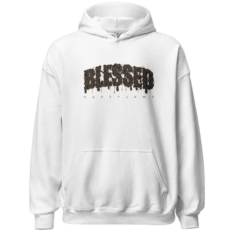 NastyJamz Dunk Low Baroque Brown Hoodie Match Blessed Text