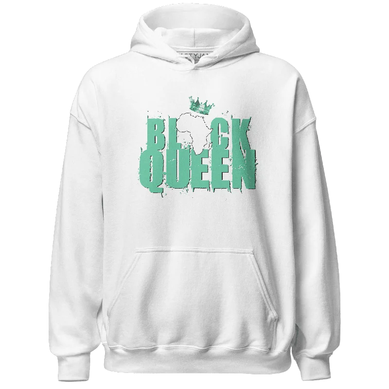 NastyJamz High OG Green Glow 1s Hoodie Match Black Queen Crown