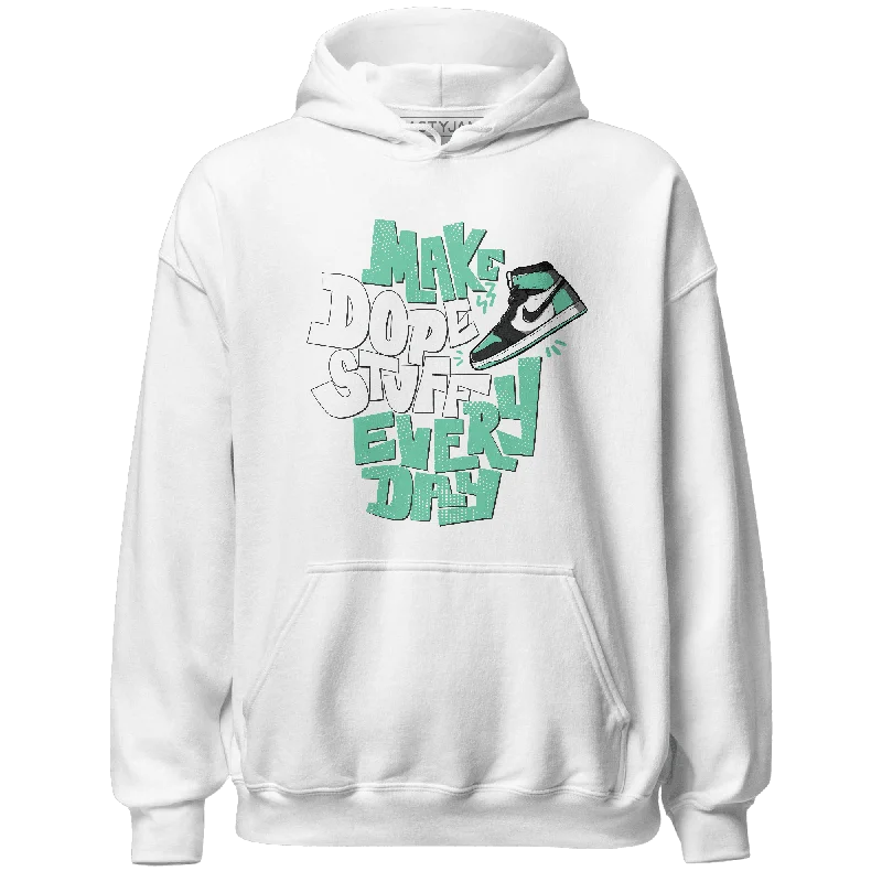 NastyJamz High OG Green Glow 1s Hoodie Match Dope Sneaker