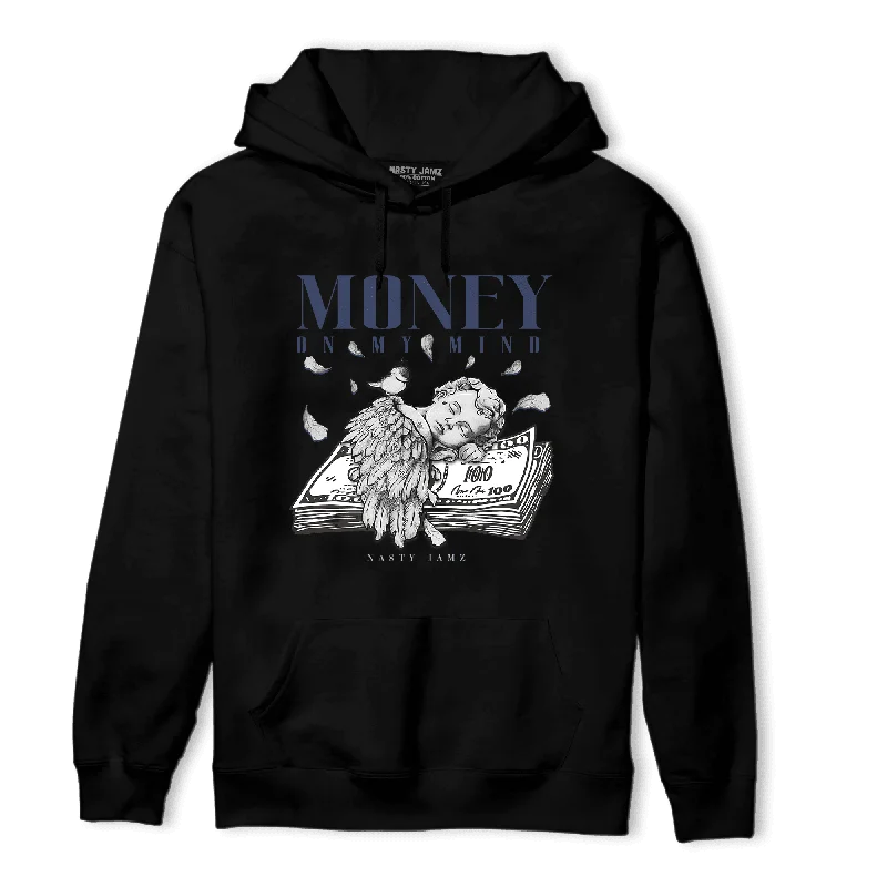 NastyJamz Midnight Navy 5s Hoodie Match Money On My Mind Angel