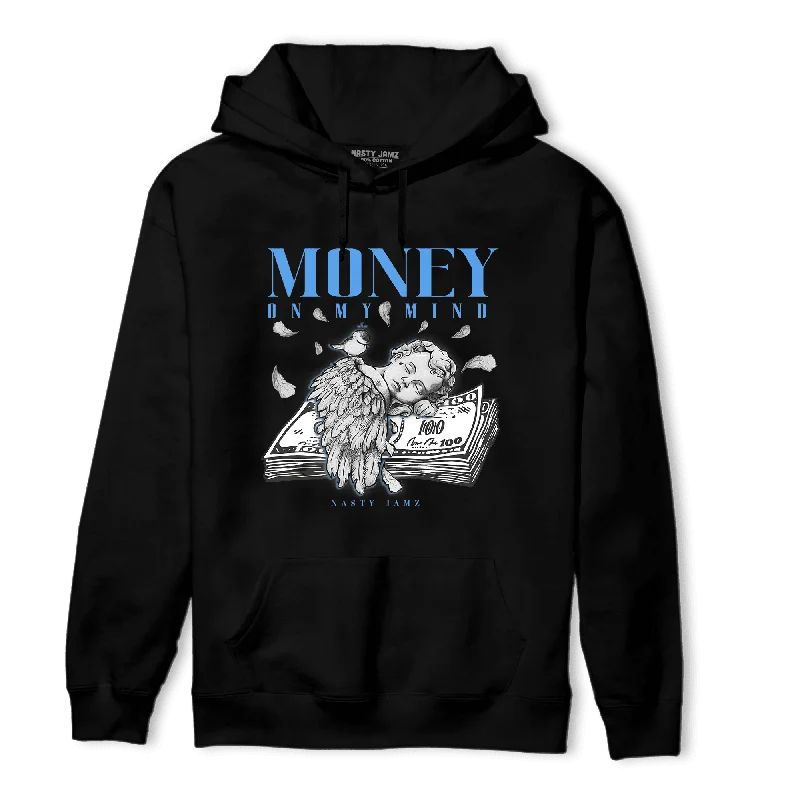 NastyJamz University Blue 5s Hoodie Match Money On My Mind Angel