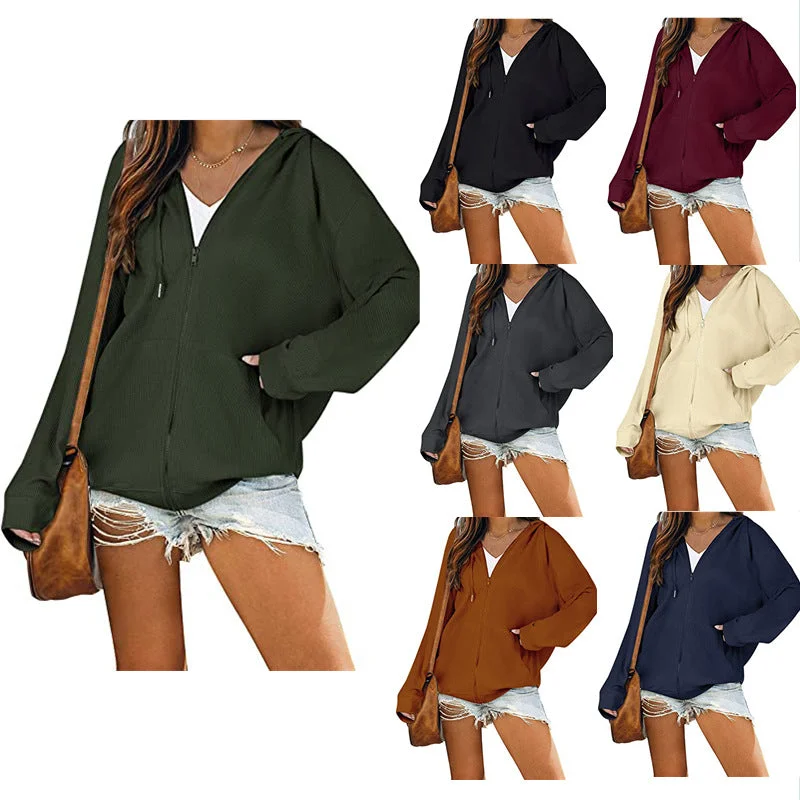 2022 New Style Women's coats Oversize Hooded Sweater Women Long Sleeve Casual Coaters sweatshirt clothing